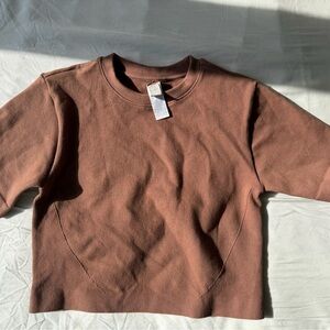 NEW Everlane ribbed cropped workout top